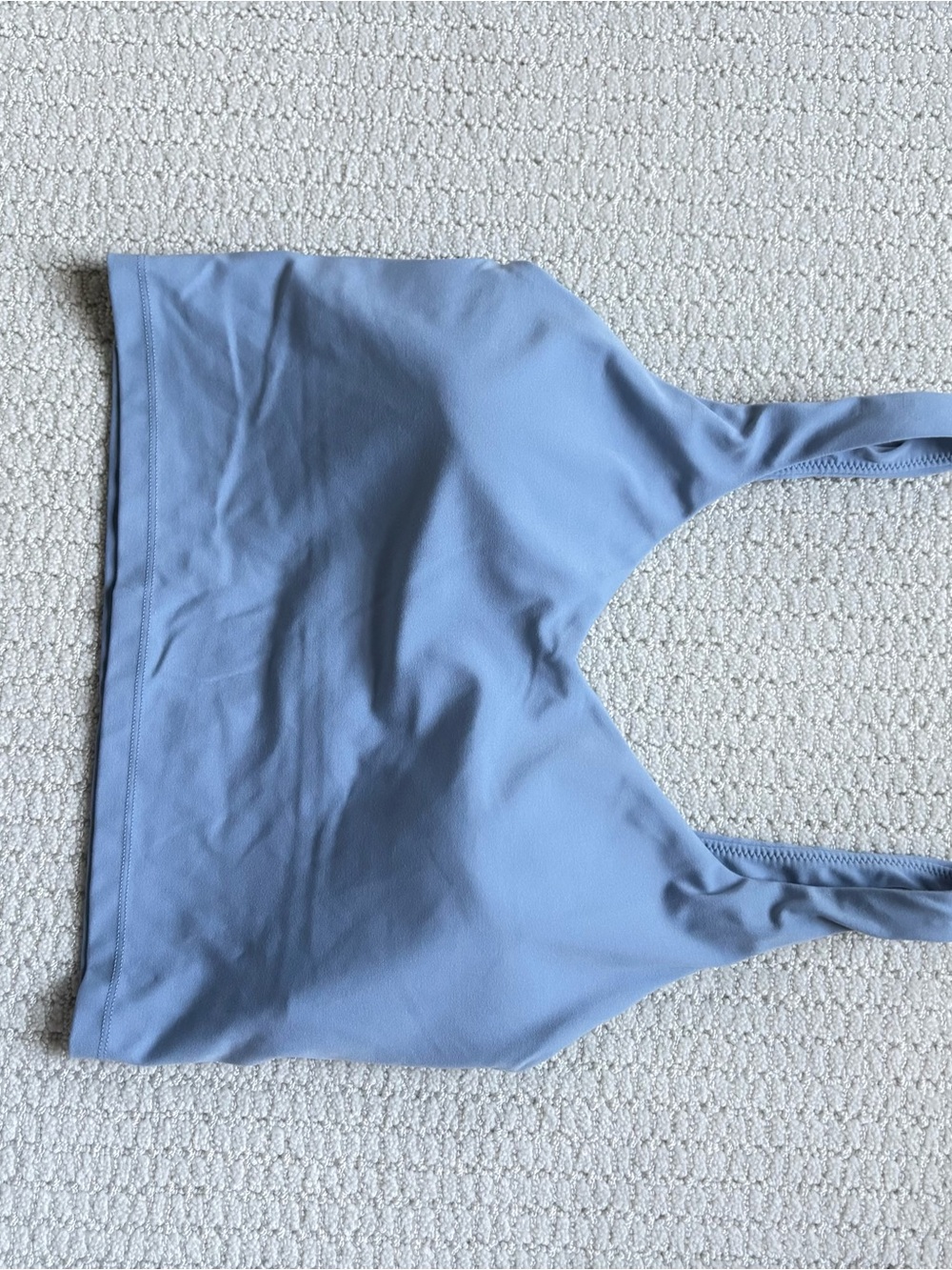 OFFLINE Aerie Real Me Longline Sports Bra Blue Size M Light Support Like New